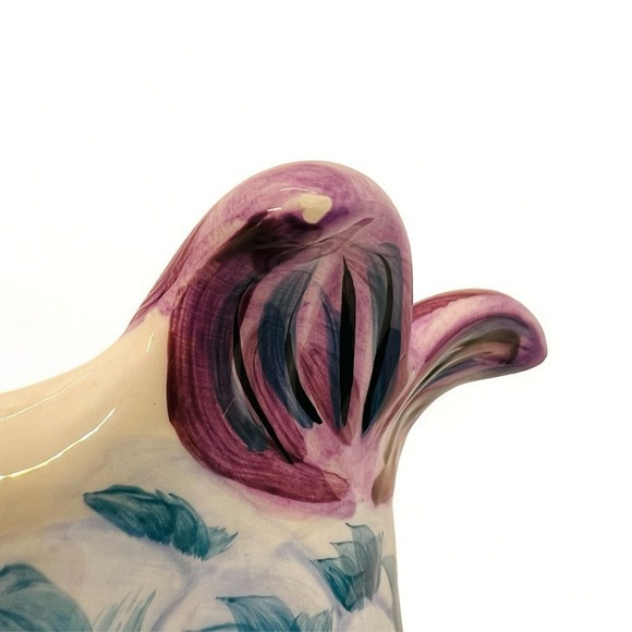 Vissen 6" Fish Shaped Bowl Hand Painted, Retired Design, Whimsical, Colorful - Picture 11 of 11